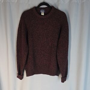 Woolrich Men's Burgundy Crewneck Sweater